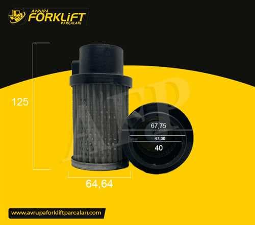 HYDRAULIC FILTER KOMATSU T-12/14/16   -   3,0/3,5 TON — AFM000003