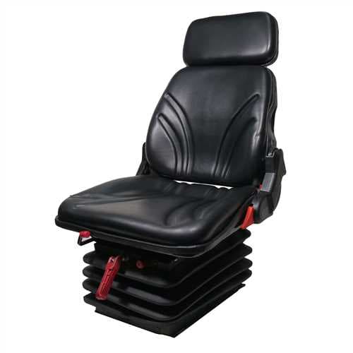 FORKLIFT SEAT (LONG BACK – WITH HEADREST – BELLOW COVER) — AFM001070