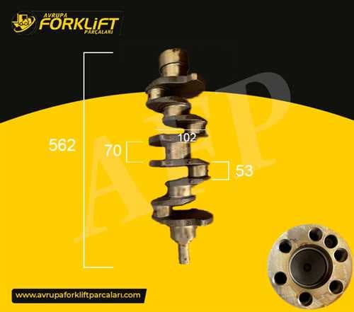 CRANKSHAFT / C240 - ISUZU — AFM001887