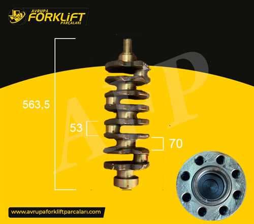 CRANKSHAFT / 4JG2 - ISUZU — AFM001888