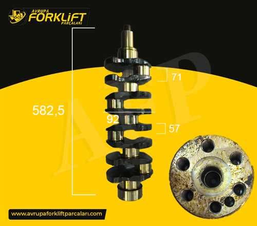 CRANKSHAFT / NISSAN - TD27 — AFM001890