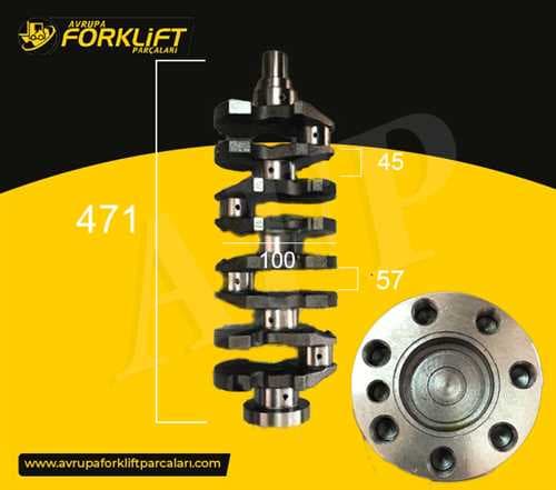 CRANKSHAFT / MITSUBISHI - 4G64 — AFM001904