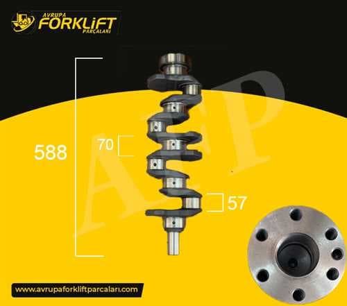 CRANKSHAFT / CHINA - A490BPG (57*70 MM) — AFM001905
