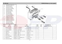 HYDRAULIC CONTROL VALVE / HELI-BAOLI-TCM-CHINA / 3.0 TON (4-WAY) — AFM002477
