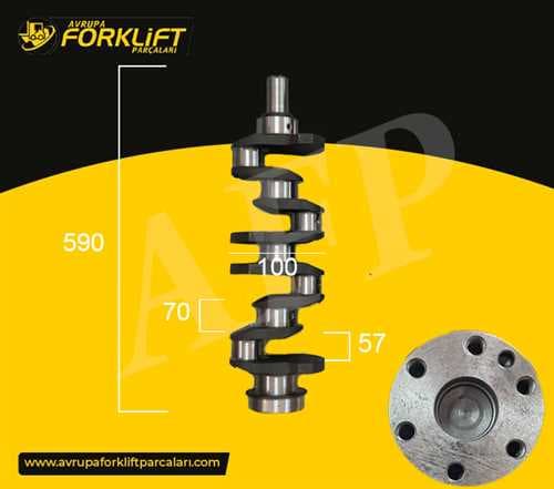 CRANKSHAFT / CHINA / XINCHAI C490BPG 5775MM — AFM004344
