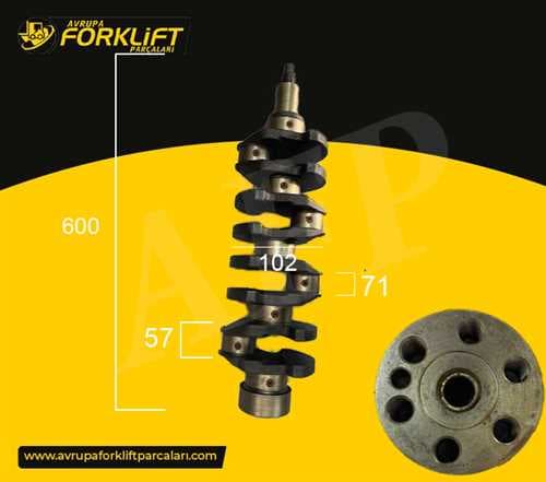 CRANKSHAFT NISSAN QD32 — AFM004446