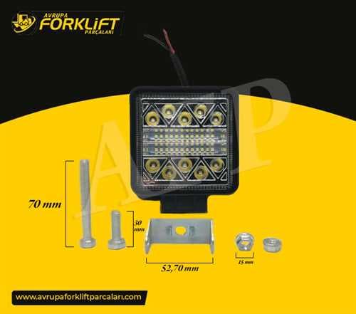 LED WORK LAMP (12110) 16-LED / SLIM CASE — AFM005662