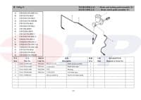 HYDRAULIC BRAKE PIPE (LEFT) BAOLI/HELI/CHINA — AFM006355